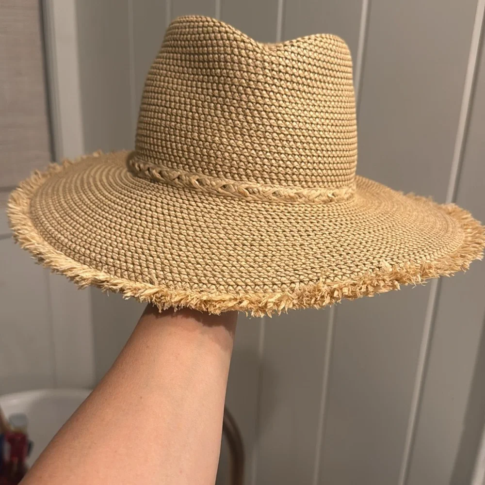 Eric Javits Tan Woven Sun Hat - Picture 3 of 4